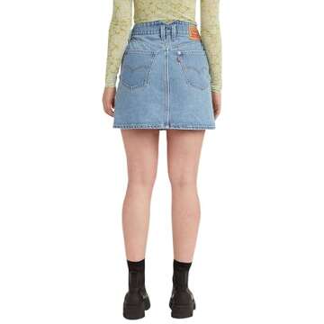 Levi's Women's Notch A-Line Mini Skirt for Stylish Comfort
