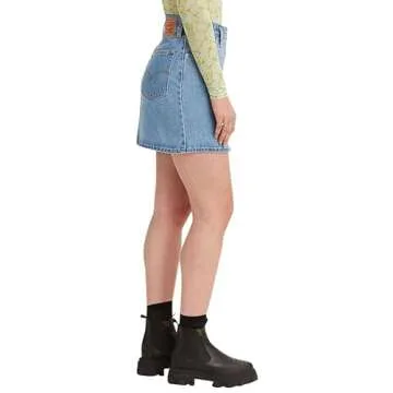 Levi's Women's Notch A-Line Mini Skirt for Stylish Comfort
