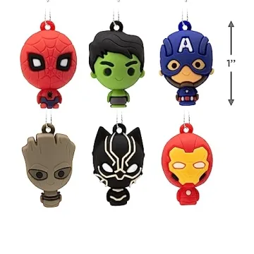 Hallmark Marvel Miniature Christmas Ornaments Set of 6