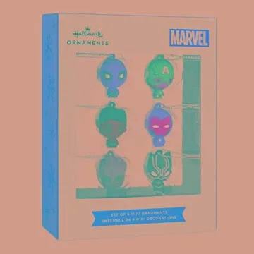 Hallmark Marvel Miniature Christmas Ornaments Set of 6
