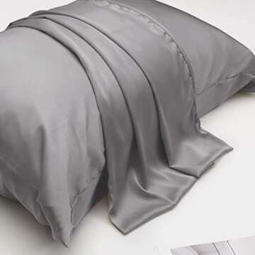 BYSURE Luxury Silky Satin Pillowcases for Hair and Skin