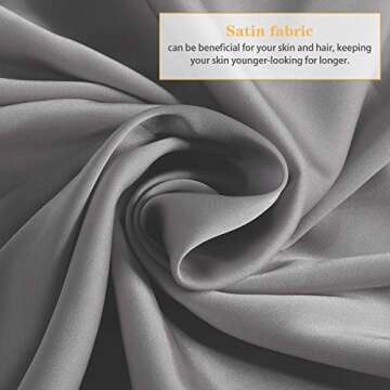 BYSURE Luxury Silky Satin Pillowcases for Hair and Skin