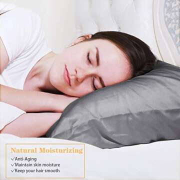 BYSURE Luxury Silky Satin Pillowcases for Hair and Skin
