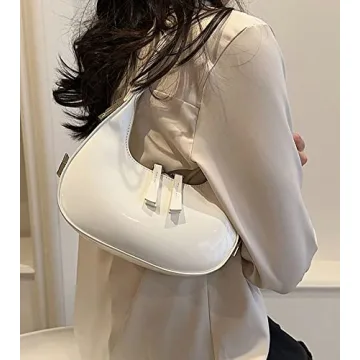 Chic Crescent Shoulder Bag Retro Y2K Style for Women