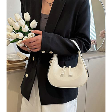 Chic Crescent Shoulder Bag Retro Y2K Style for Women