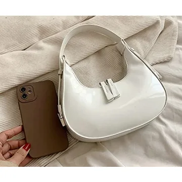 Chic Crescent Shoulder Bag Retro Y2K Style for Women