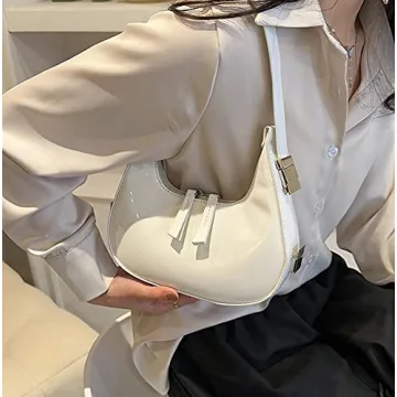 Chic Crescent Shoulder Bag Retro Y2K Style for Women