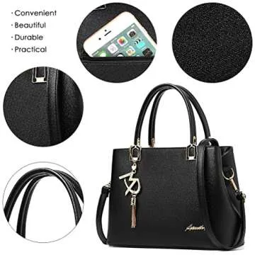Elegant PU Leather Tote Bag for Every Occasion