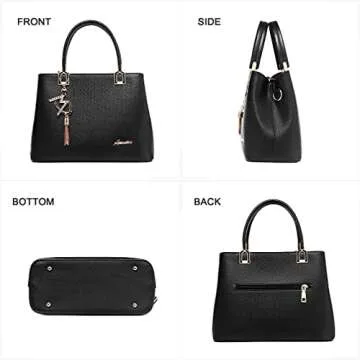 Elegant PU Leather Tote Bag for Every Occasion