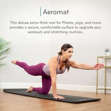 Aeromat Black - Enhance Your Pilates & Yoga Experience
