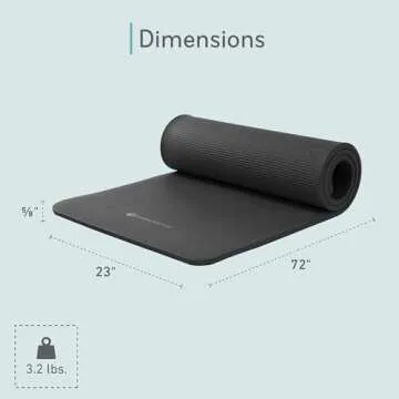 Aeromat Black - Premium Pilates & Yoga Exercise Mat