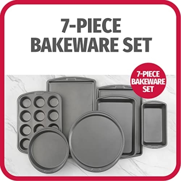 GoodCook 7-Piece Non-Stick Bakeware Set for Perfect Baking