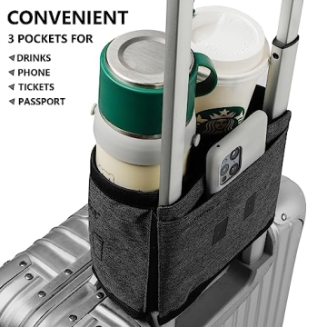 riemot Luggage Travel Cup Holder for Coffee Mugs
