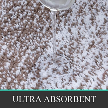 Ultra Soft 4 Piece Bathroom Rug Set with Toilet Lid Cover