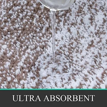 Ultra Soft 4 Piece Bathroom Rug Set with Toilet Lid Cover