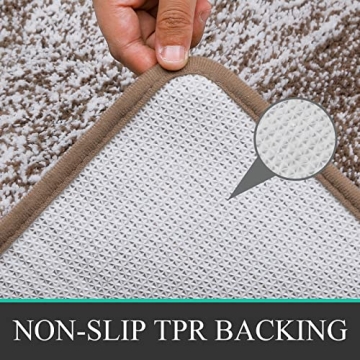 Ultra Soft 4 Piece Bathroom Rug Set with Toilet Lid Cover