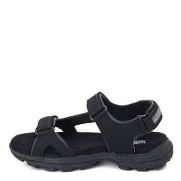 Skechers Men's Louden Fisherman Sandal,Black,10 M US