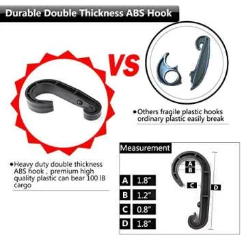 Durable EZYKOO Bungee Cargo Net for Roof Racks