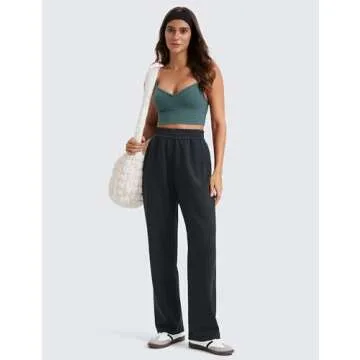 CRZ YOGA SoftAura Wide Leg Sweatpants for Women