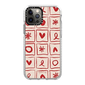 CASETiFY Impact Case iPhone 12 Pro Love Grid Agathe Marty