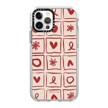 CASETiFY Impact Case iPhone 12 Pro Love Grid Agathe Marty