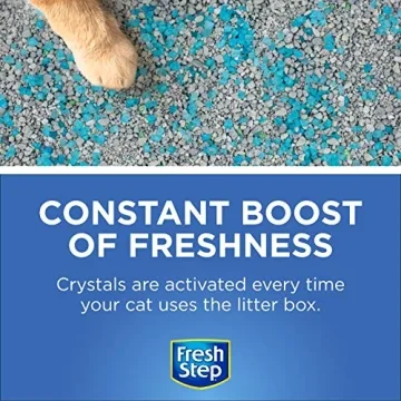Fresh Step Cat Litter Crystals for Odor Control and Freshness