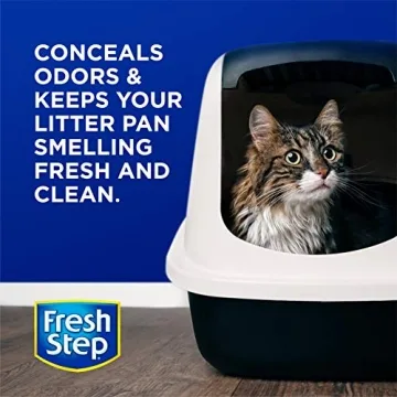Fresh Step Cat Litter Crystals for Odor Control and Freshness
