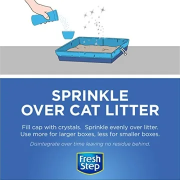 Fresh Step Cat Litter Crystals for Odor Control and Freshness