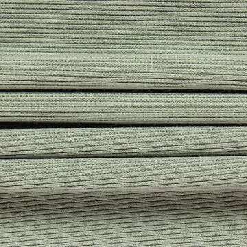 Roselux Women's V Neck Ribbed Fitted Cotton T-shirt