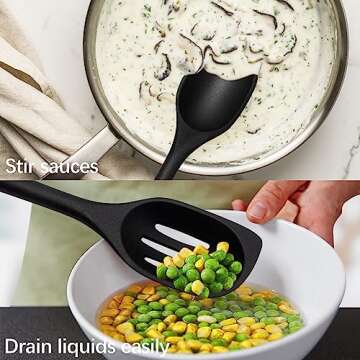 Silicone Cooking Spoon Set – Heat Resistant & Nonstick