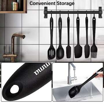 Silicone Cooking Spoon Set – Heat Resistant & Nonstick