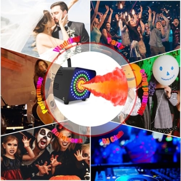 Fog Machine With 72 LEDs - Perfect For Halloween Events