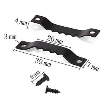 Sunmns 150 Pack Sawtooth Picture Photo Frame Hangers with Screws, Black