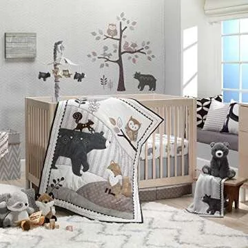 Lambs & Ivy Woodland Forest Musical Baby Crib Mobile