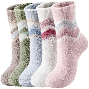 Trifabricy Fuzzy Socks for Women - Fluffy Socks Women, Cozy Socks Slipper Socks for Women, Women's U...