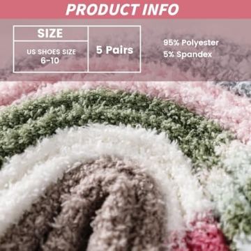 Trifabricy Fuzzy Socks - Soft Cozy Socks for Women