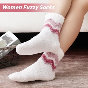 Trifabricy Fuzzy Socks - Soft Cozy Socks for Women