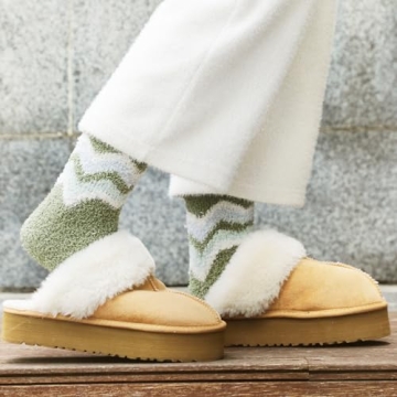 Trifabricy Fuzzy Socks - Soft Cozy Socks for Women