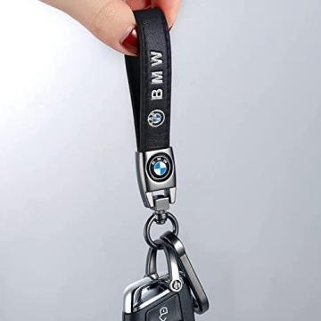 Leather BMW Key Chain - Ideal Gift for Car Enthusiasts