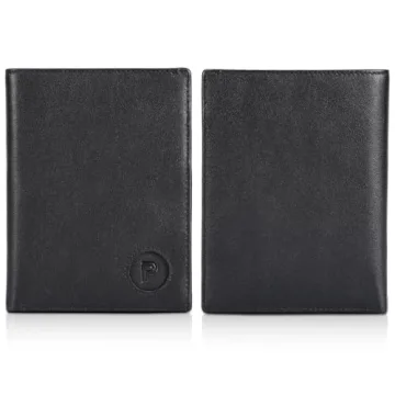 Polare Luxury RFID Blocking Passport Holder with AirTag Slot