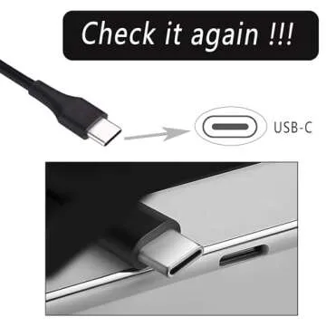 65W 45W USB C Chromebook Charger for HP, Lenovo, Dell, Acer, Asus, Samsung, Universal USB C Laptop Charger for Hp Chromebook X360 11 13 14 14A HP Spectre X360 Lenovo Thinkpad Type C Power Cord