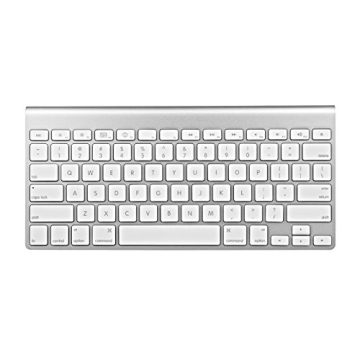 Apple Wireless Keyboard with Bluetooth - Silver (Renewed)