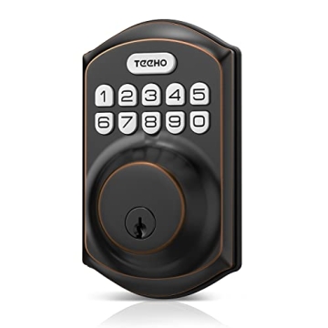 TEEHO TE001 Keyless Entry Door Lock - Smart Keypad Deadbolt for Seamless Security