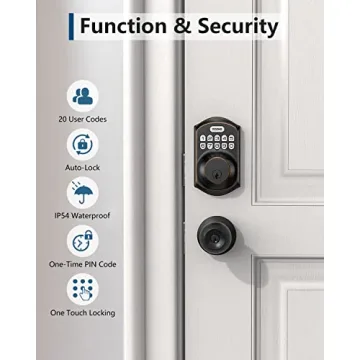 TEEHO Keyless Entry Smart Lock for Easy Security at Home