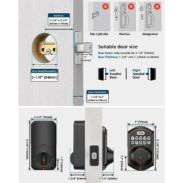 TEEHO Keyless Entry Smart Lock for Easy Security at Home