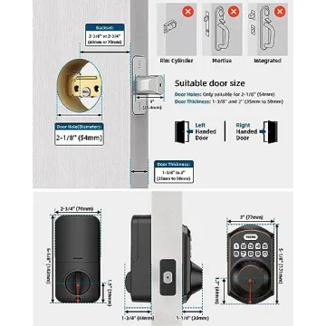 TEEHO Keyless Entry Smart Lock for Easy Security at Home