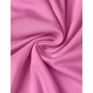 ZESICA Women's Spring Long Sleeve Bodycon Maxi Dresses Sexy Ruched Crew Neck Slim Fit Cocktail Party Dress,Pink,Medium