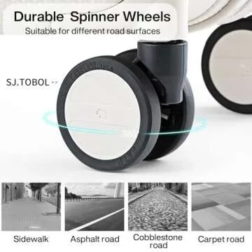 Hanke 3-Piece Hard Shell Luggage Set for Stylish Travel