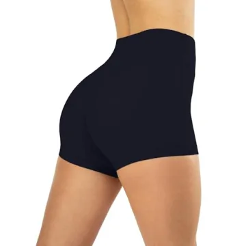 PAVOI ACTIVE Sculpting Shorts | High Waisted Butt Shaping 4" Women's Biker Low Impact Shorts | FlexF...