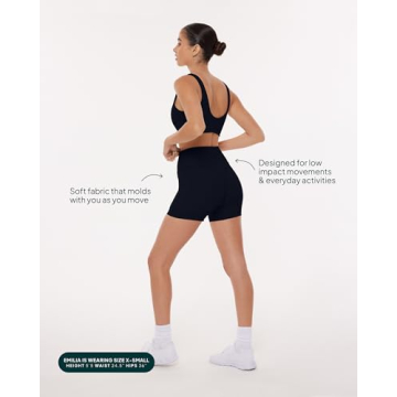 PAVOI ACTIVE Sculpting Shorts for Women | High Waisted 4" Biker Shorts